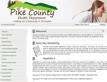 Tablet Screenshot of pikecountyhealth.com